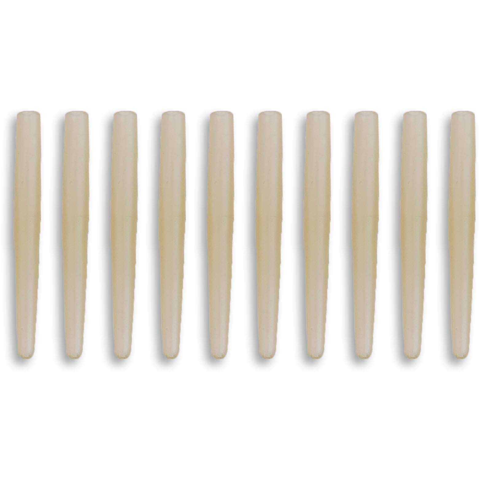 Bank Tackle Anti Tangle Sleeves Small 25mm Rig Making Carp Fishing Tackle Terminal Tackle - 5 Colours Available (Trans Brown, x 50 Pack)