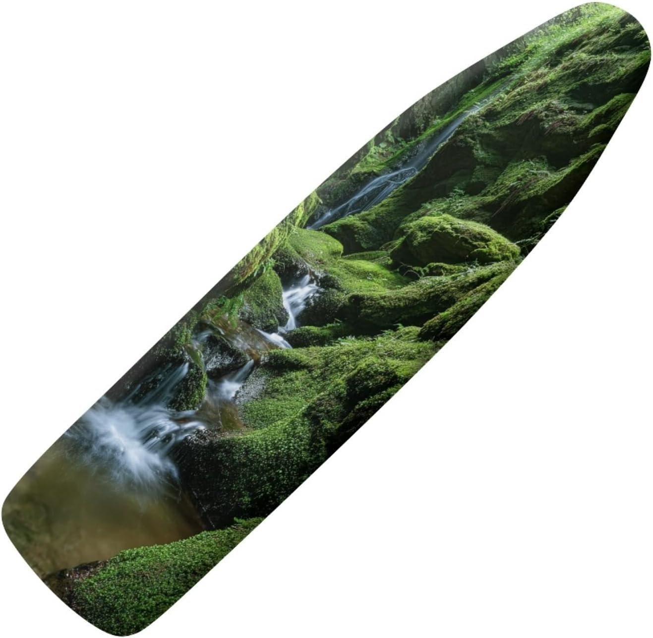 Iron Board Cover with Padding Standard Size Green Moss Rock Padded Ironing Board Covers 15x54 Heat Reflective Extra Thick Wide Non Stick Scorch and Stain Resistant Heatproof