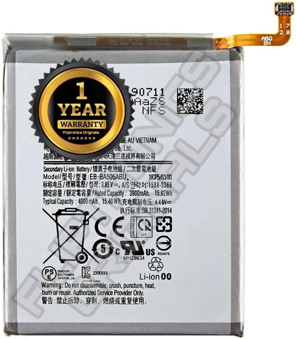 EB-BA505ABU Battery for Samsung Galaxy A50 A505F A30s A30 A20 Battery with 1 Year Warranty**** (B356)