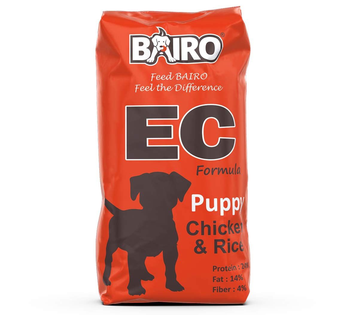 Bairo EC Chicken and Rice Puppy Dog Food, Complete and Balanced Diet, Healthy Skin Coat, for All Breeds, 3kg (B084HC7SKD) Amazon Price History, Amazon Price Tracker