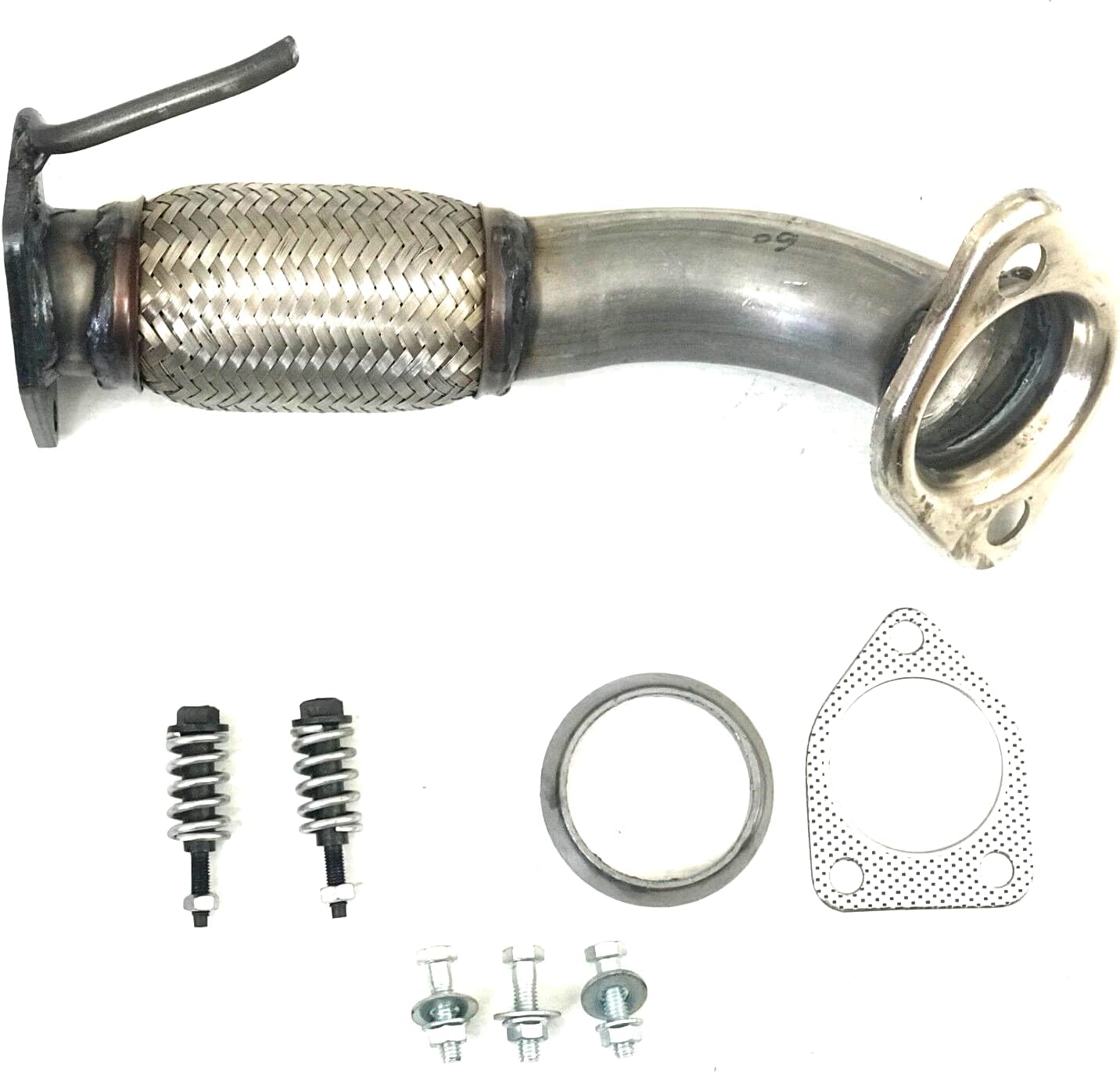 Generic Superior Exhaust Front Exhaust Flex Pipe direct fit compatible with 2008-2012 Honda Accord 2.4L