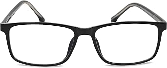 Brookstone Blue Light Blocking Glasses For Women and Men Computer Gaming Eye Protection UV Blocker With Pouch Cloth and Spray