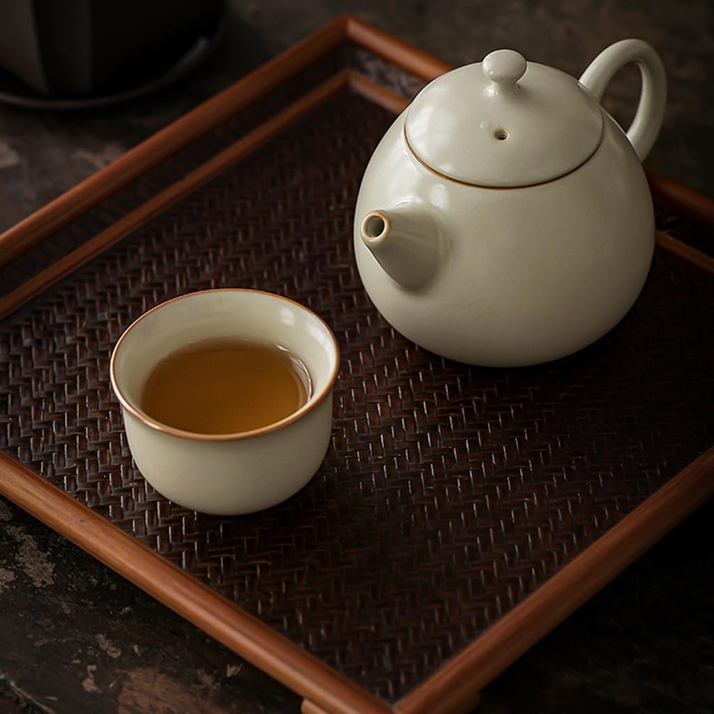 Teiera, Set da tè da Viaggio, teiera Teiera Teiera in Ceramica Piccola teiera per Uso Domestico Set da tè Kung Fu Teiera Singola Teiera Teiera