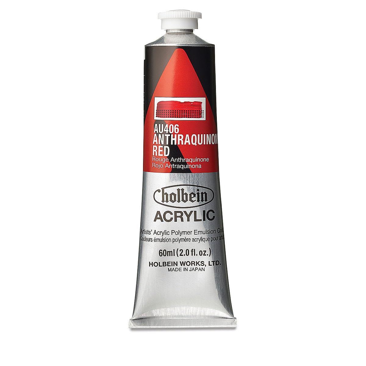 Acrylique Holbein Anthraquinone Rouge finis les fonds ternes sur vos toiles