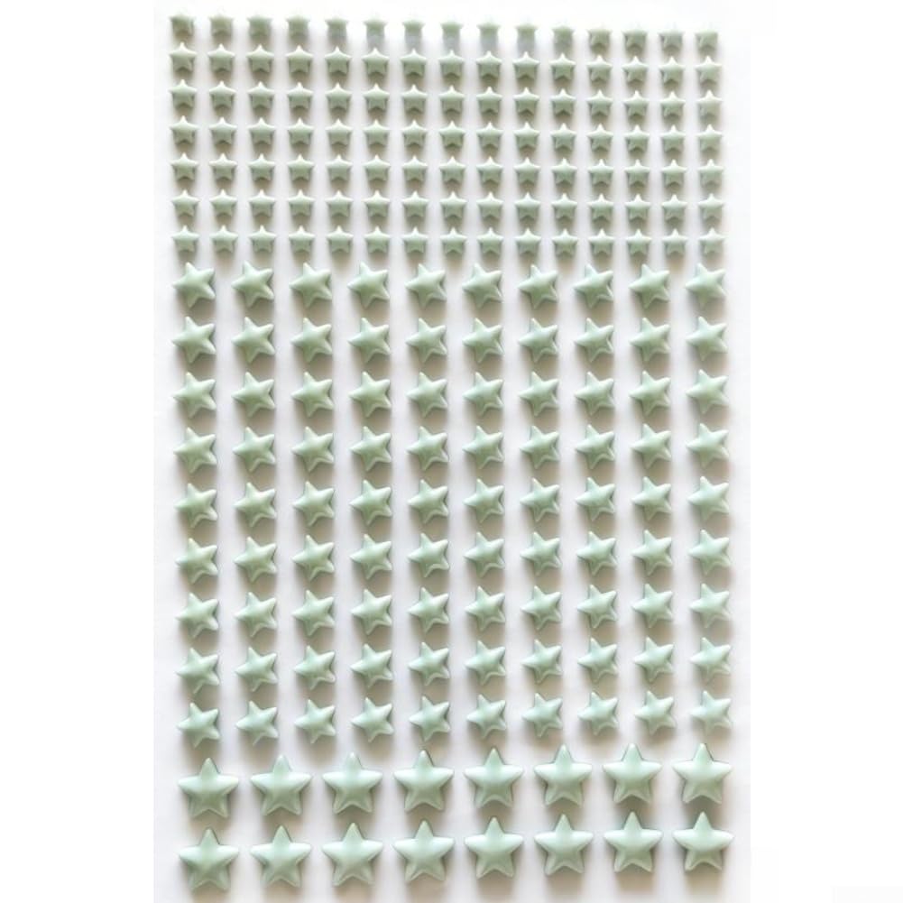 Glow In The Dark 3D Star And Dot Wall Stickers Fluorescent Decals For Children's(Star-blue)