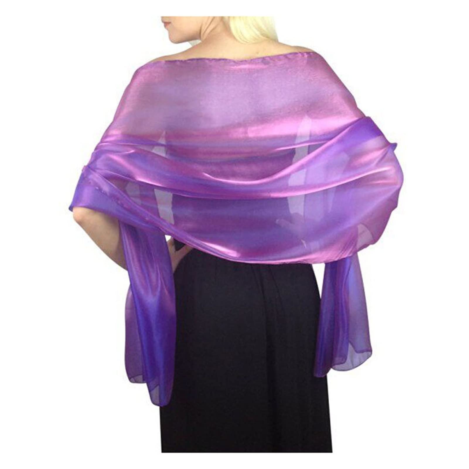 what color shawl to wear with purple dress Purple Bridesmaid Dresses White Winter Shawl