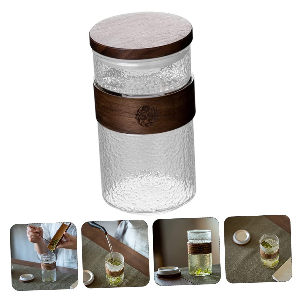 KICHOUSE Elegant Tea Cup Infuser Strainer Heat Proof Perfect for Daily Use Office