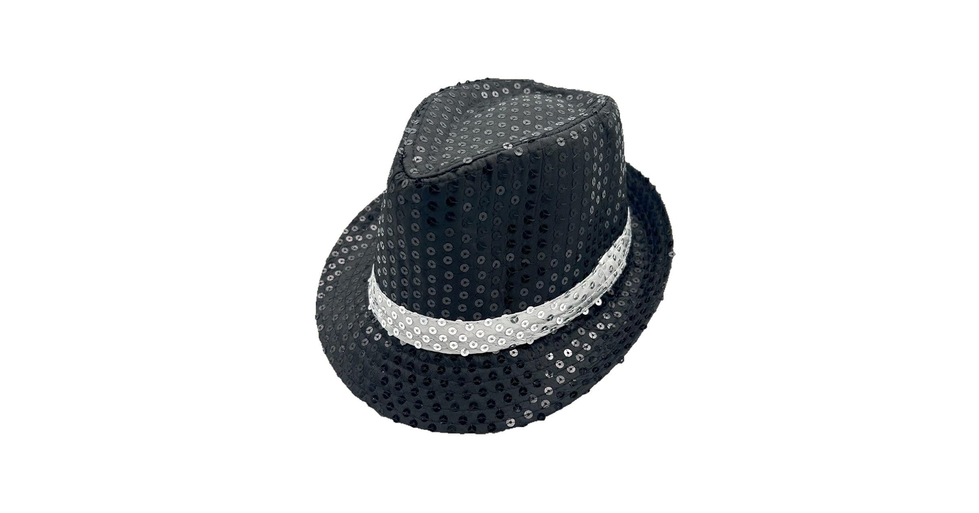 Zhzrche Sequin Hat Glitter Solid Color Dance Hat Western