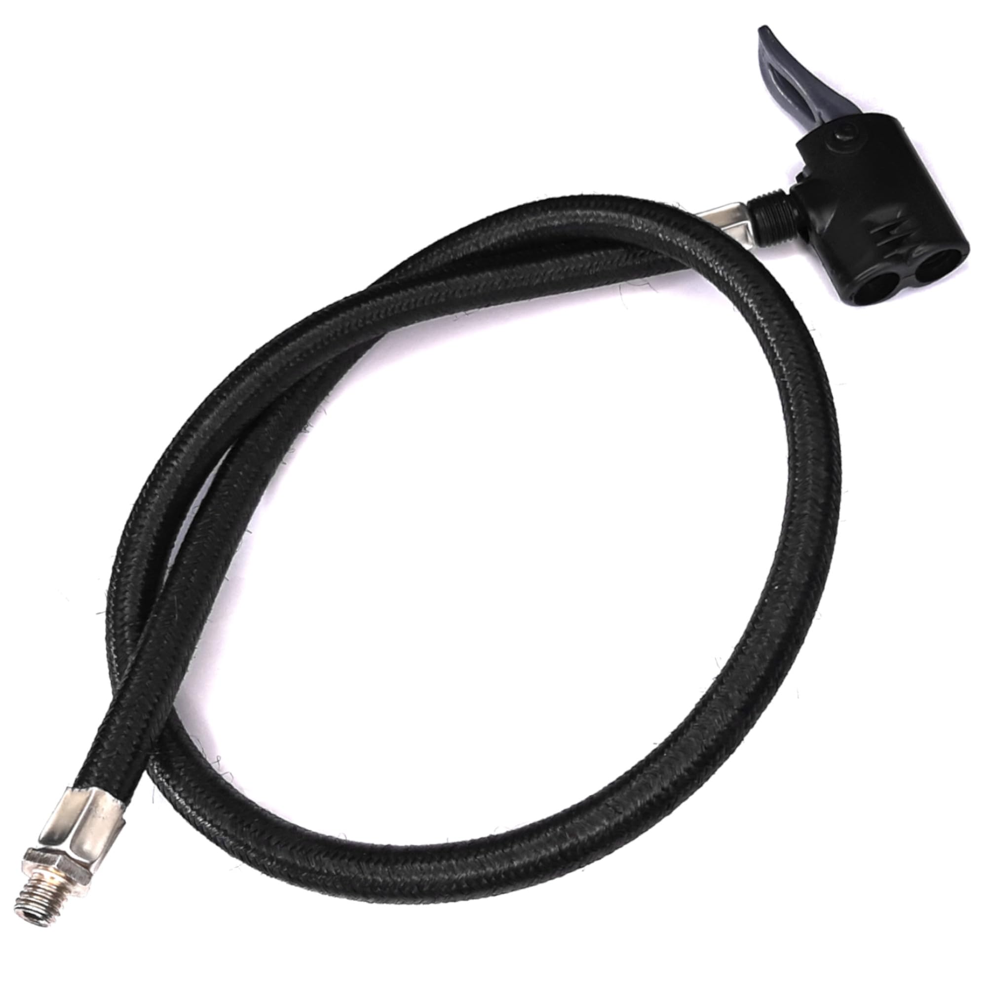 Adattatore Pompa Bici Universale - Doppia Testa Per Valvole Presta E Schrader | Tubo Flessibile 70cm - Foto 6