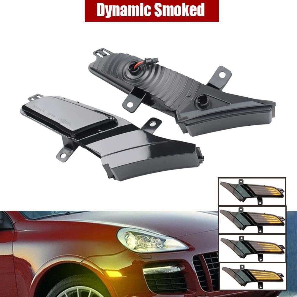 Para 967 Gen Para Cayenne 2007-2010 Luces De Posición Laterales Dinámicas