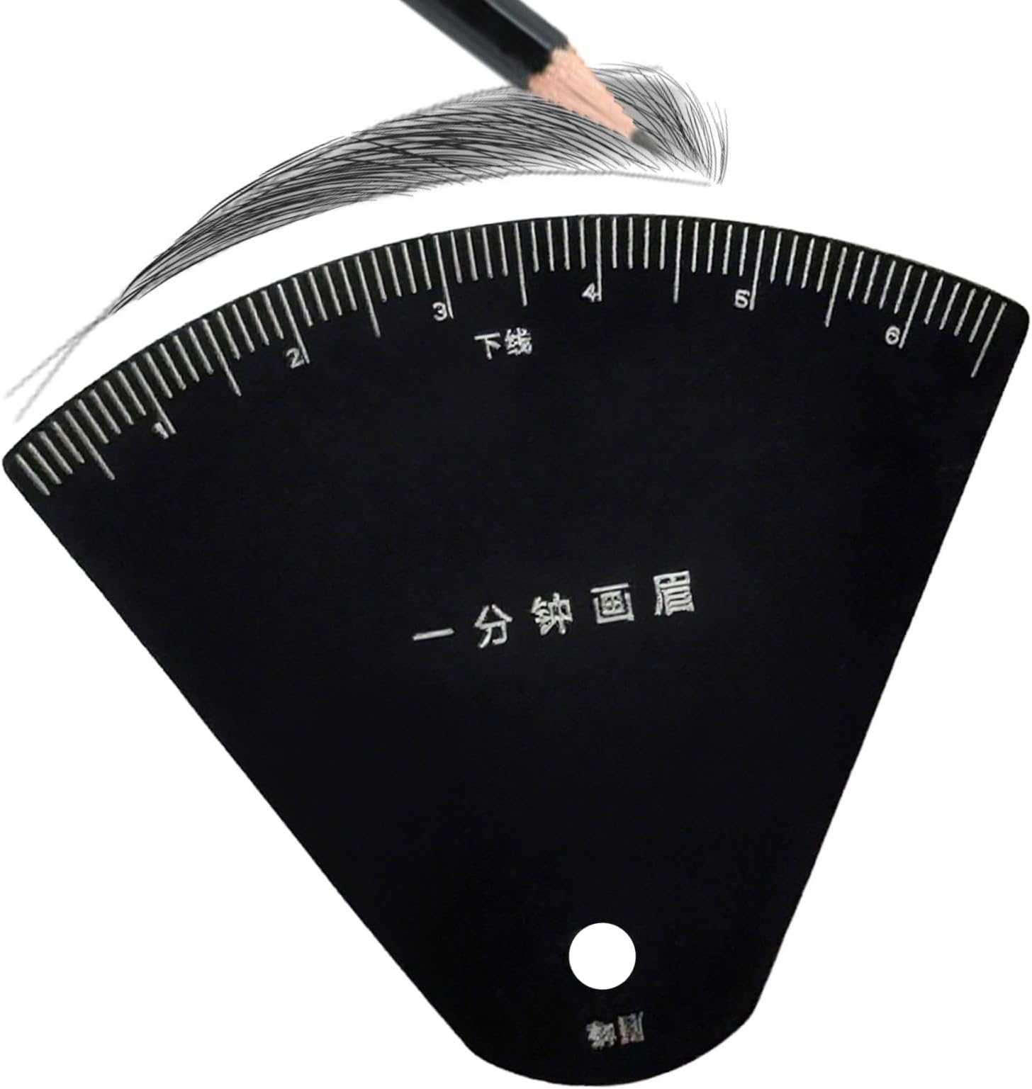 Brow Mapping Tool - Eyebrow Positioning Ruler | Pre-Height Aligned Measurement | Eyebrow Mapping Kit for Symmetry | Professional Shaping Tool for Microblading & Make Up | Adjustable Her