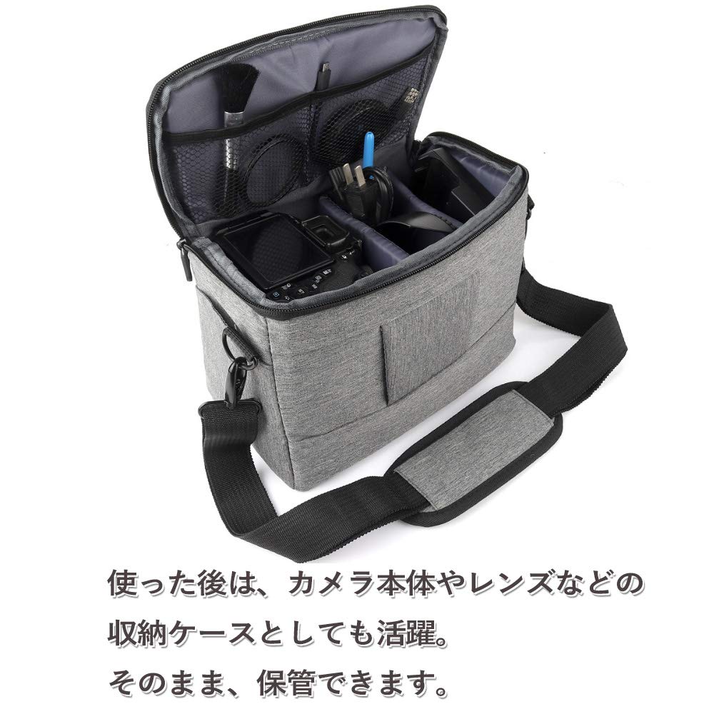 Amazon | カメラバッグ ＆ カメラクリーニングキット ショルダーバッグ 