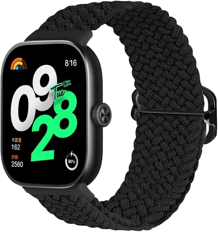 Compatible with Xiaomi Redmi Watch 4 / Mi Band 8 Pro Watch Strap, Gransho Nylon Sports Watch Bracelet with Clip Closure, Breathable and Replaceable NO240916