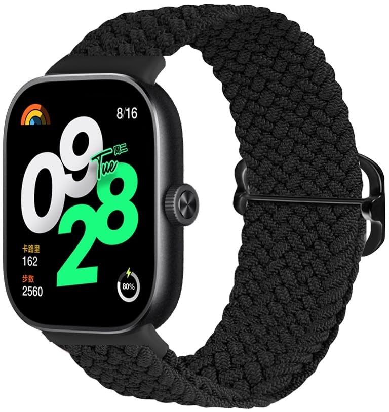 Compatible with Xiaomi Redmi Watch 4 / Mi Band 8 Pro Watch Strap, Gransho Nylon Sports Watch Bracelet with Clip Closure, Breathable and Replaceable NO240916