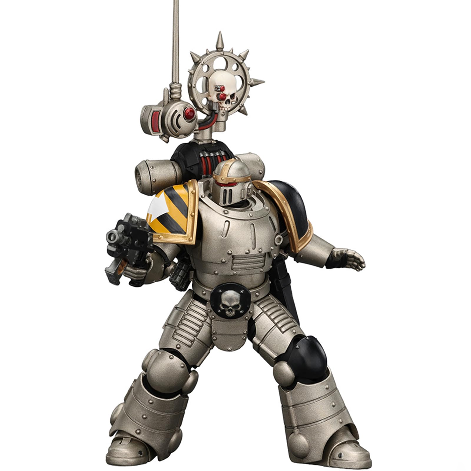 JOYTOY Warhammer 40k Horus Heresy，Iron Warriors MkII Legionary 2 with Bolter and Bolt Pistol 1/18 Action Figure Collect And Display Model