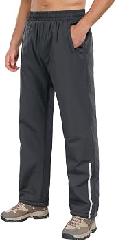 Pantalon Jogging Polaire Homme PASUDA - Chaud, Imperméable, Avec Poches Zippées, Pour Sport Et Extérieur - 3