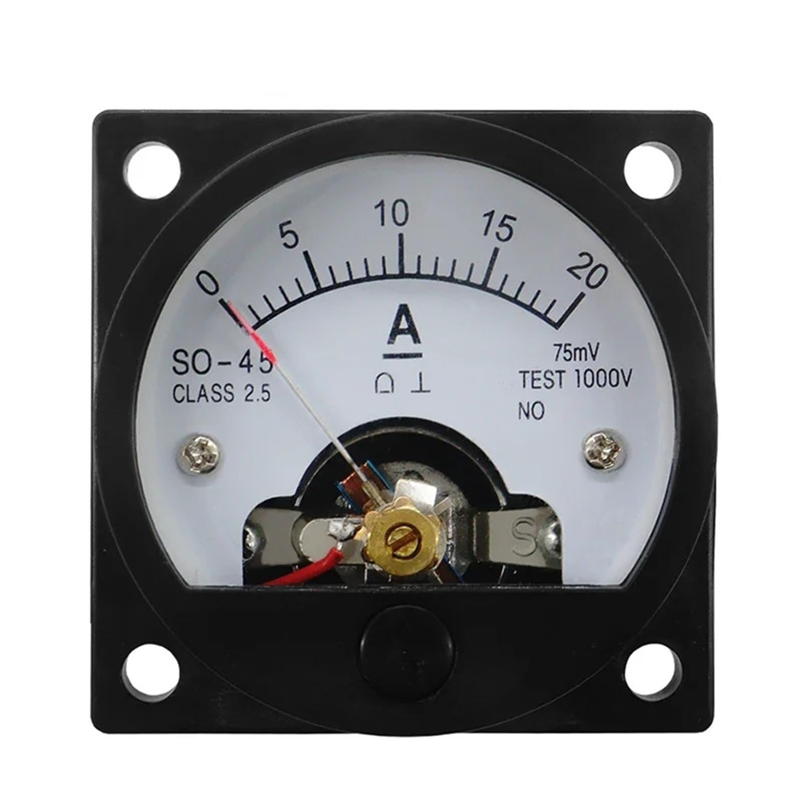 Ampèremètre analogique CC SO-45 DC 150A 75mV pour panneau de distribution - 6