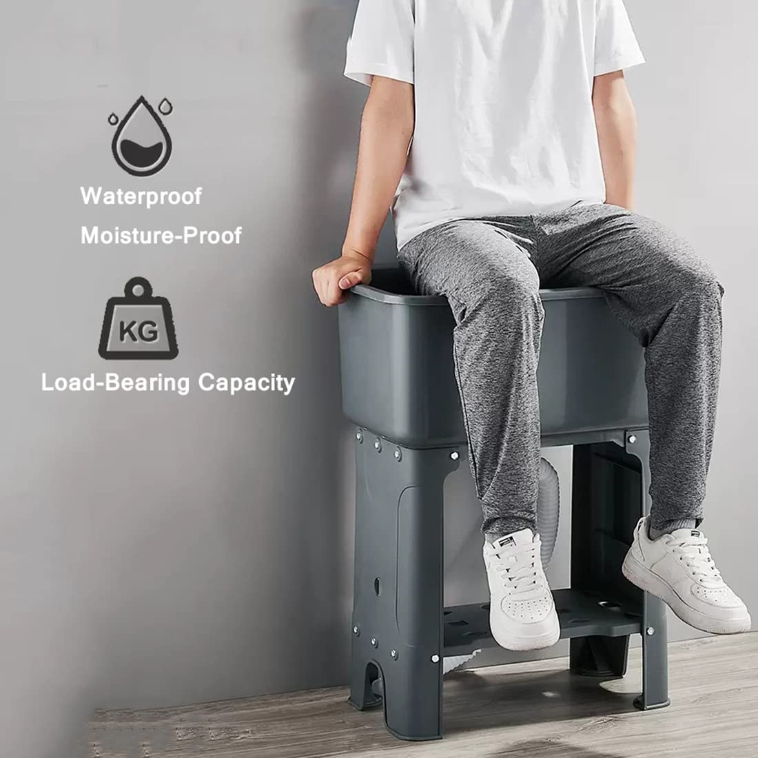 Amazon.co.jp: 76.2 cm 高さ キッチン シンク ランドリー シンク 蛇口