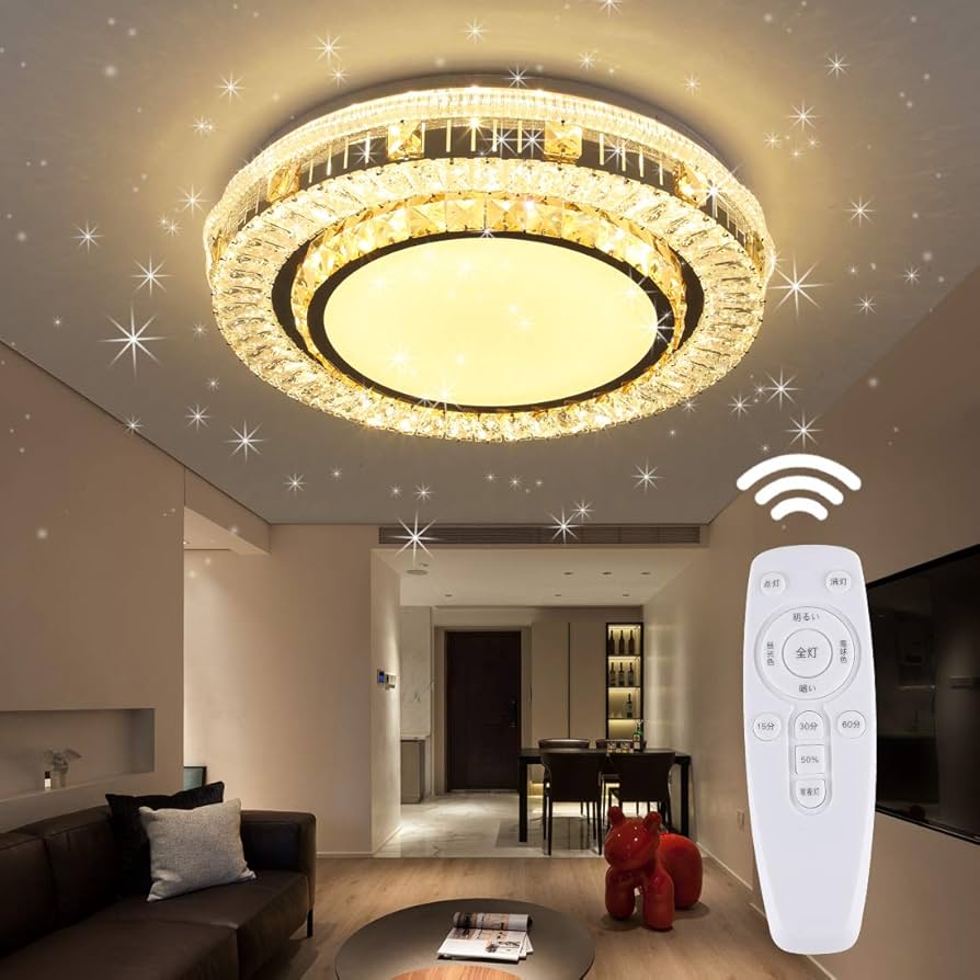 LED シーリングライト 水晶LEDライト 45W 8~10畳 Amazon.co.jp : LED シーリングライト 水晶LEDライト 45W 8~10畳