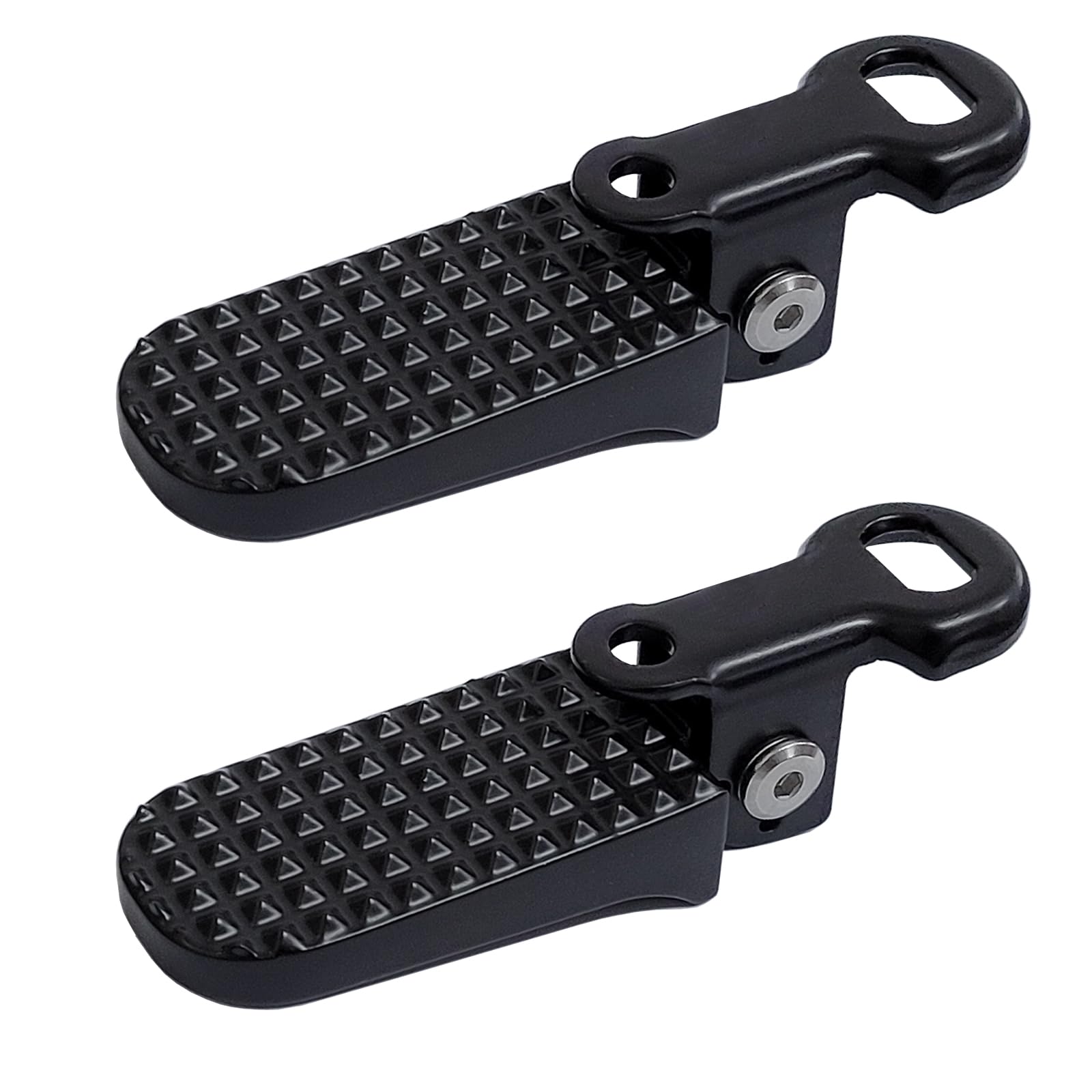 2 Pinzas De Pie Para Bicicleta BMX - Aleación Aluminio, Antideslizantes, Para Ejes 3/8", Hasta 100kg