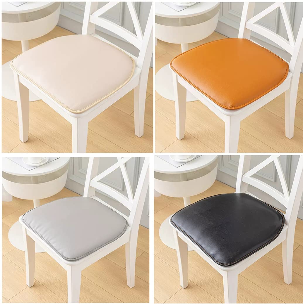 Kunstleder Set für Küche & Esszimmer, 4, Hufeisenform, 40x43 cm, bequem, g - Ideal für & Möbelauflagen