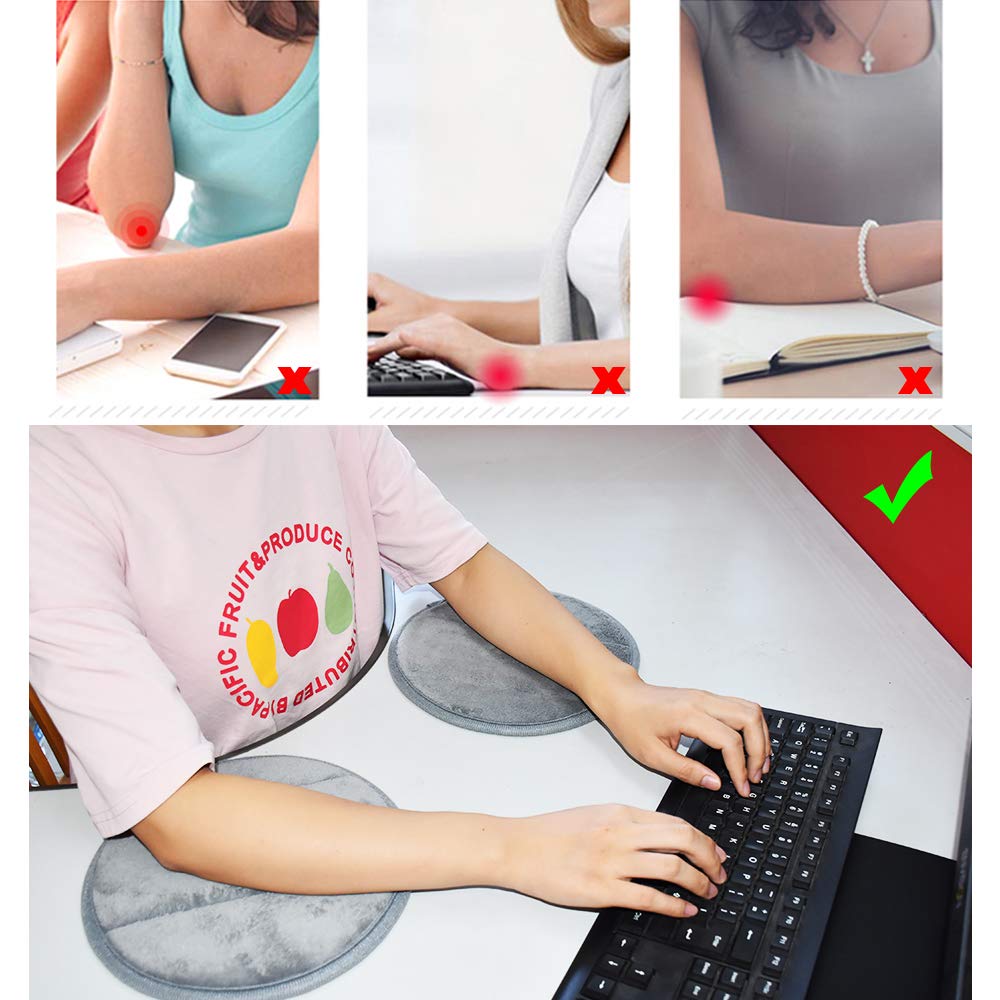 Ufficio Accessori Scrivania Dahoon Holly Supporto Per Scrivania A L, Set Da 2 Pezzi, Supporto Poggiapolsi Mouse