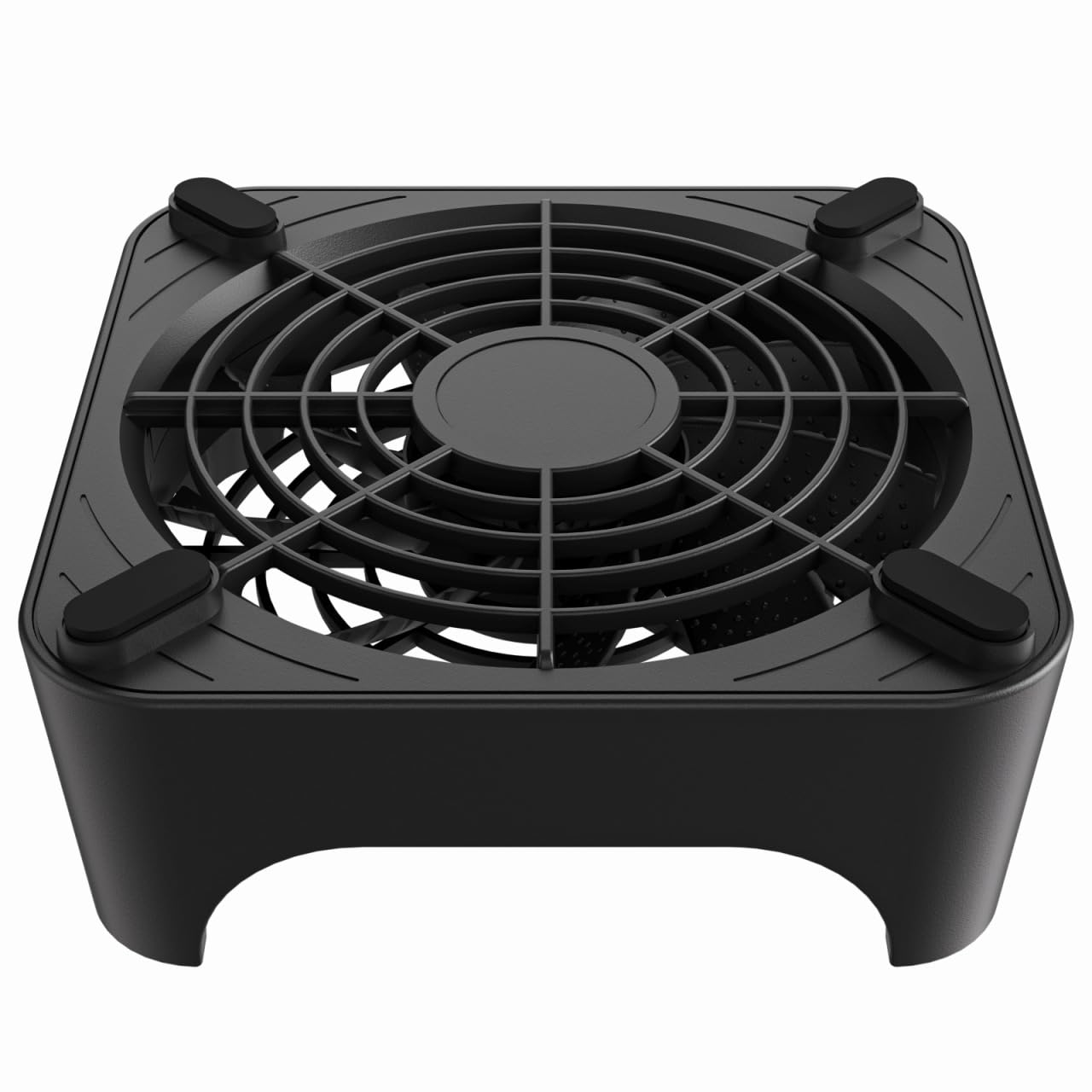 APX INTL スタンド型タービンファン ブラック-360度回転 Amazon.co.jp: ルーター冷却スタンド USB給電 108mmファン搭載 NUC