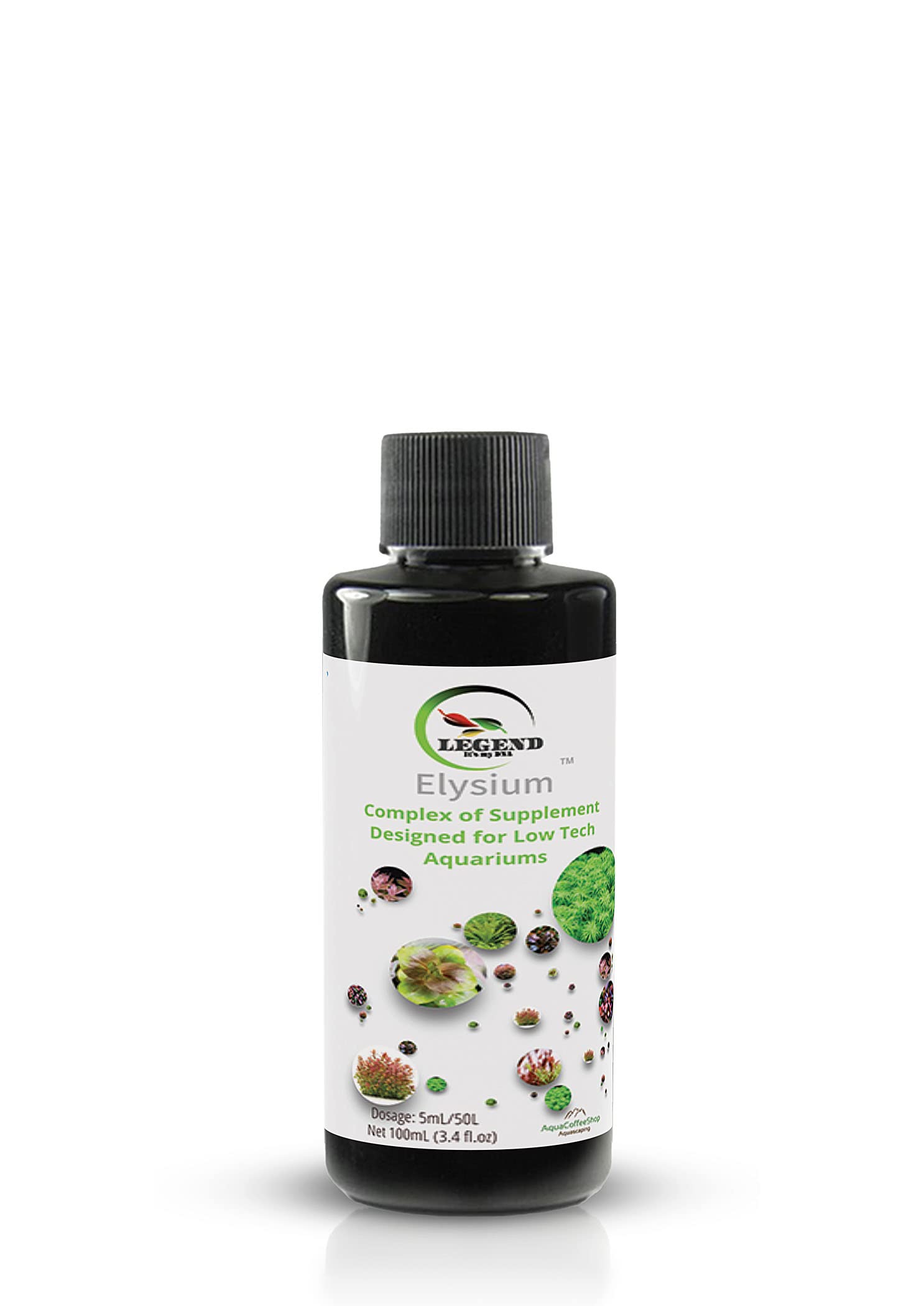 Legend Elysium Aquarium-Dünger, nitrat- und phosphatfrei, Low Tech, 1000 ml, 250 ml, 5000 ml