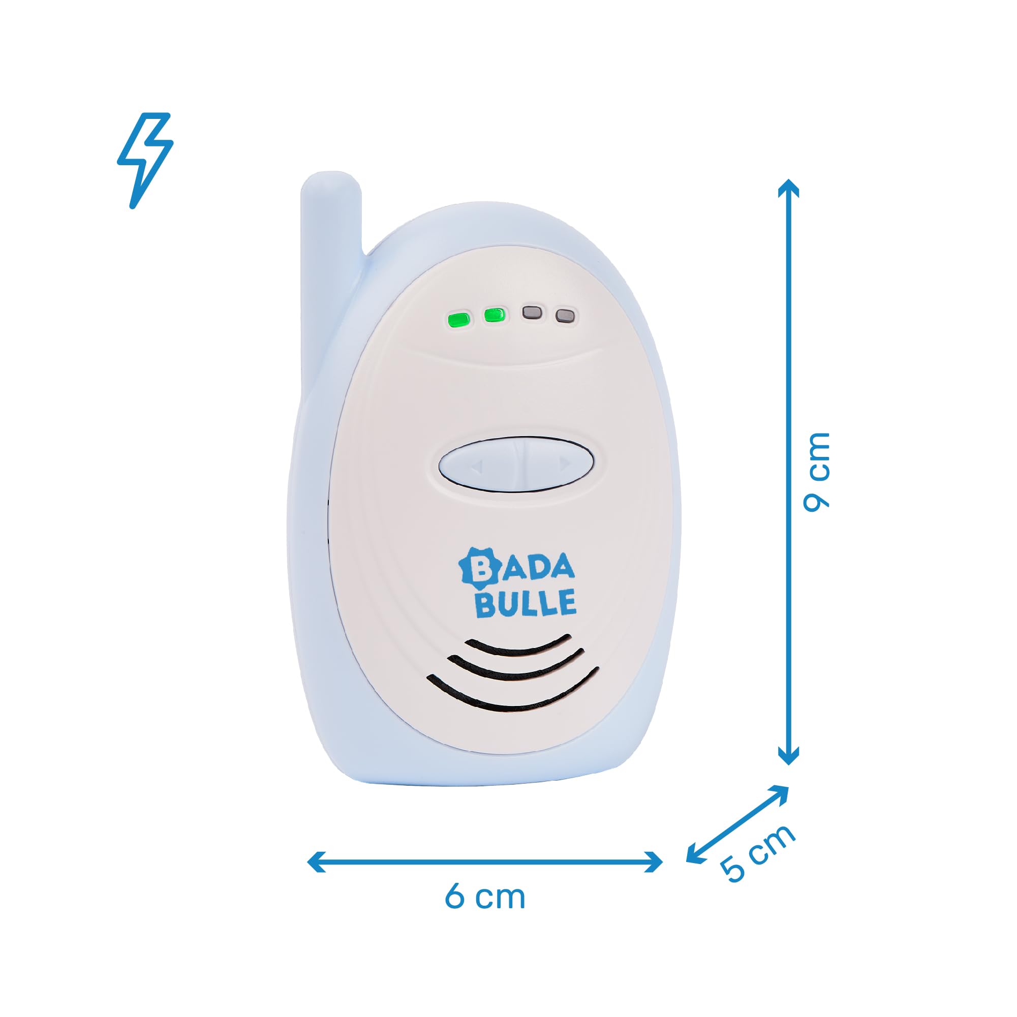 Badabulle Babyphone Audio Portata 300m Interfono compatto