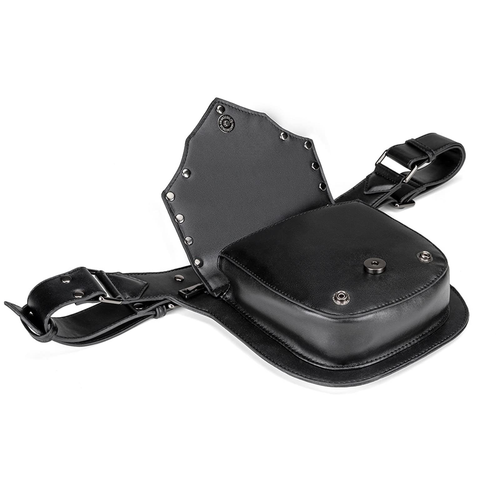 Marsupio Punk Borsa a tracolla da donna Steampunk a tattica Marsupio per Escursioni in Bicicletta