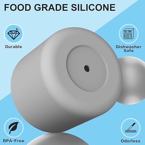 Miniatura 4 de YOUCOX Silicone Boot for Owala Water Bottle 24 oz 32 oz 40 oz, 2PCS Anti-Slip Protective Sleeve for FreeSipTwistFlip Water Bottles, BPA Free,