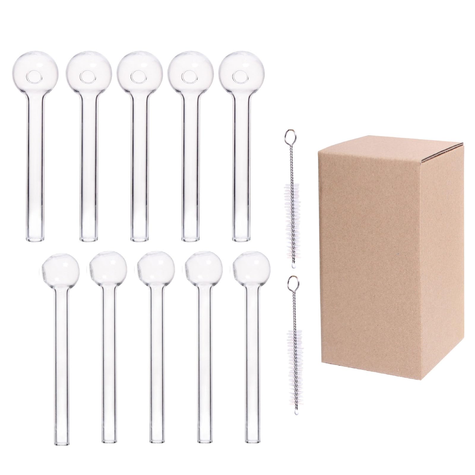 Adaptateur tube de bong en verre : résolvez les fuites d'air avec ce lot de 10 pièces