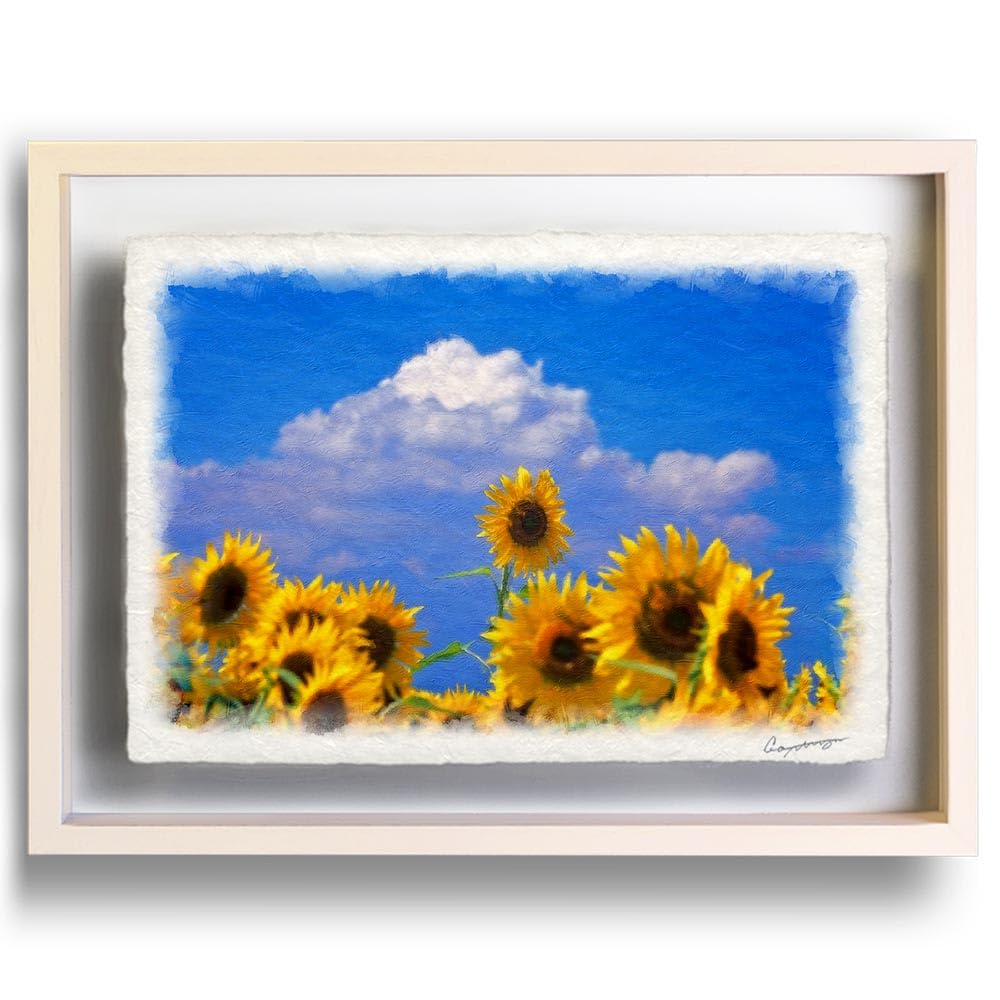 Amazon.co.jp: Natural Memories 玄関に飾ると運気が上がる絵画 和紙の