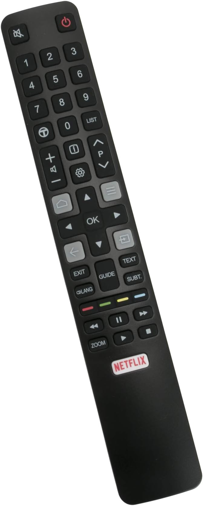 ARC802N Remote Control Replace - VINABTY ARC802N RC802N YUI1 Remote Control for TCL android TV 32s6800s 32ES568 40S6800FS 55DP663 65UC6406 49UC6406 50DP660 U43P6046 U49C7006 U60P6046 U65X9026 U70C7026