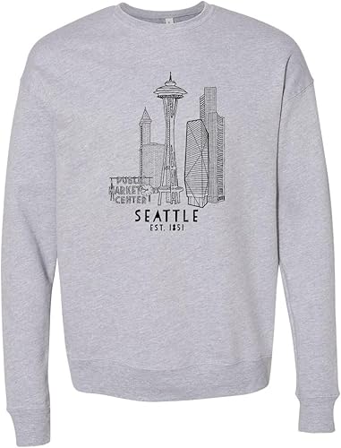 Sudadera unisex de manga larga para hombre, sudadera gráfica unisex, camisas con refranes, gris jaspeado o azul polvoriento