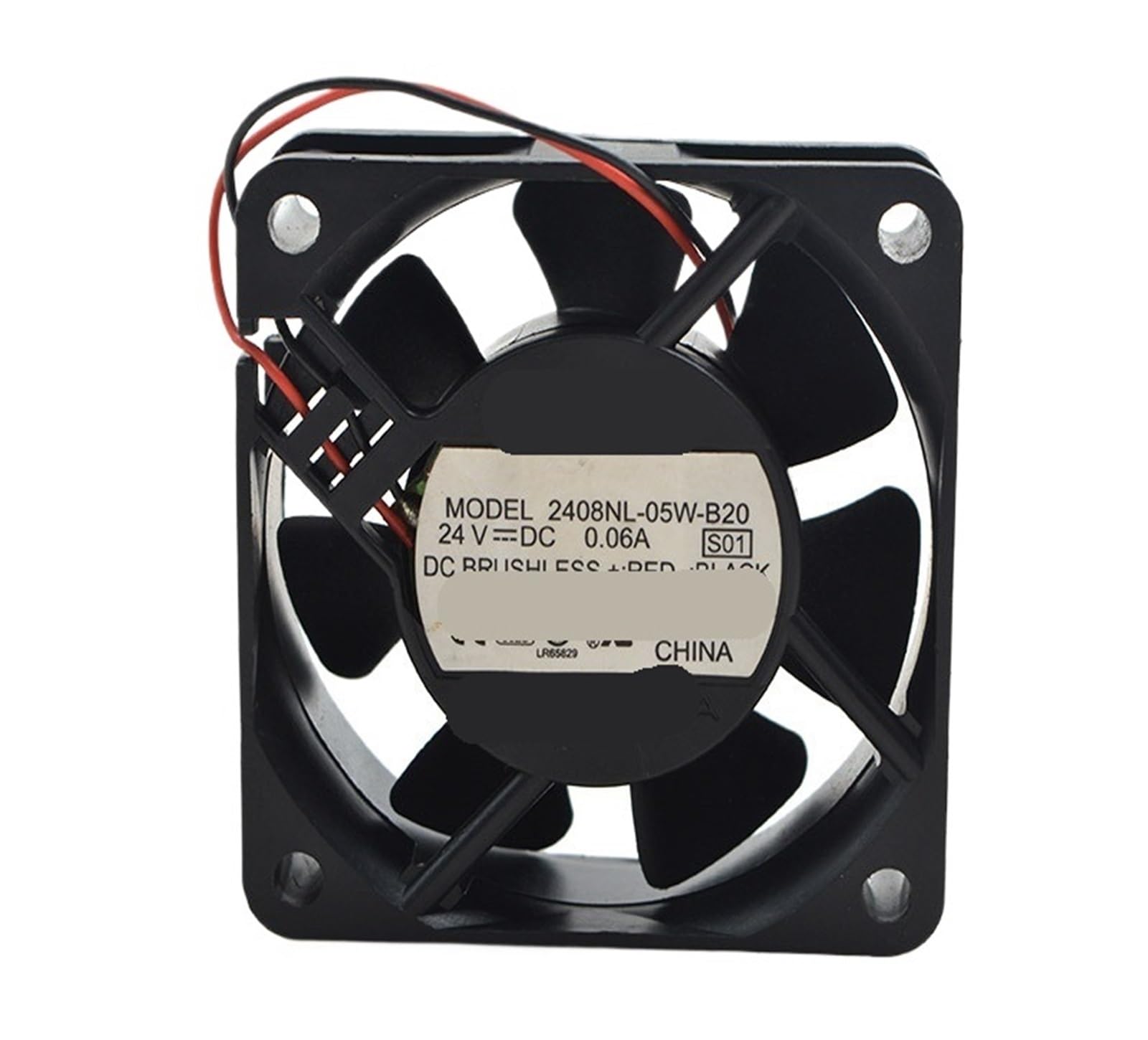 Ventilador 2408NL-05W-B20 de 24 V y 60 mm para refrigeración interna eficiente