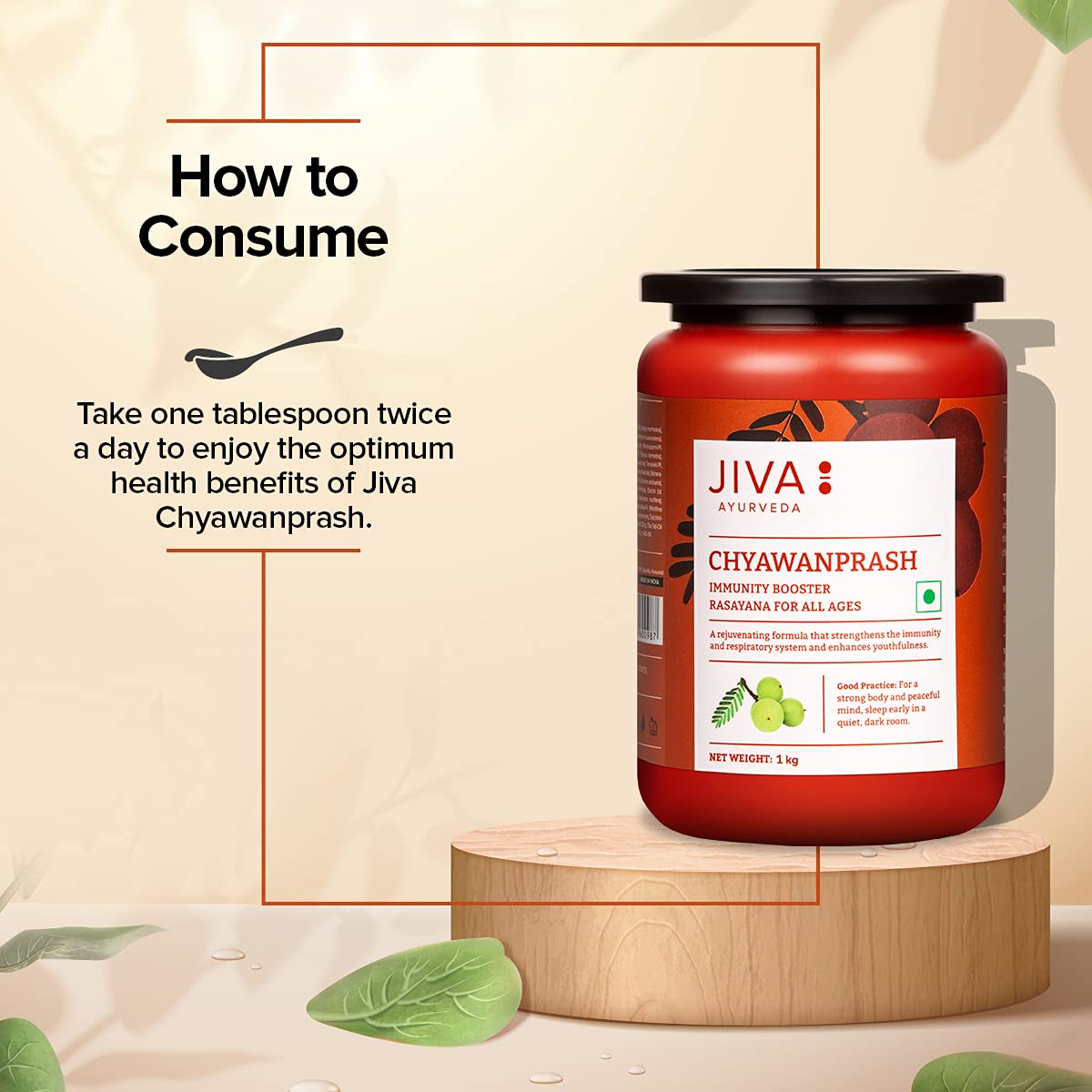 Jiva Chyawanprash | Goodness of Ayurveda | 100% Pure & Natural & Rich in Vitamin-C | Natural Rejuvinator & Immunity Booster | For Men & Women 1kg (Pack of 1) 6 61KjHAgA8OS. SL1200