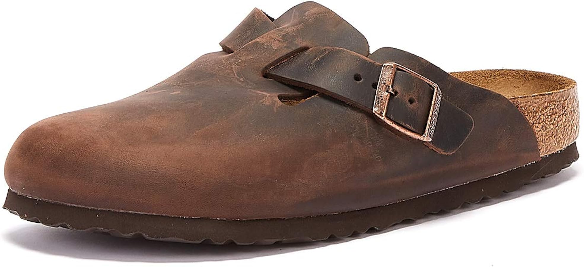 Amazon | Birkenstock レディース ボストン, ブラウンハバナ。, 9-9.5