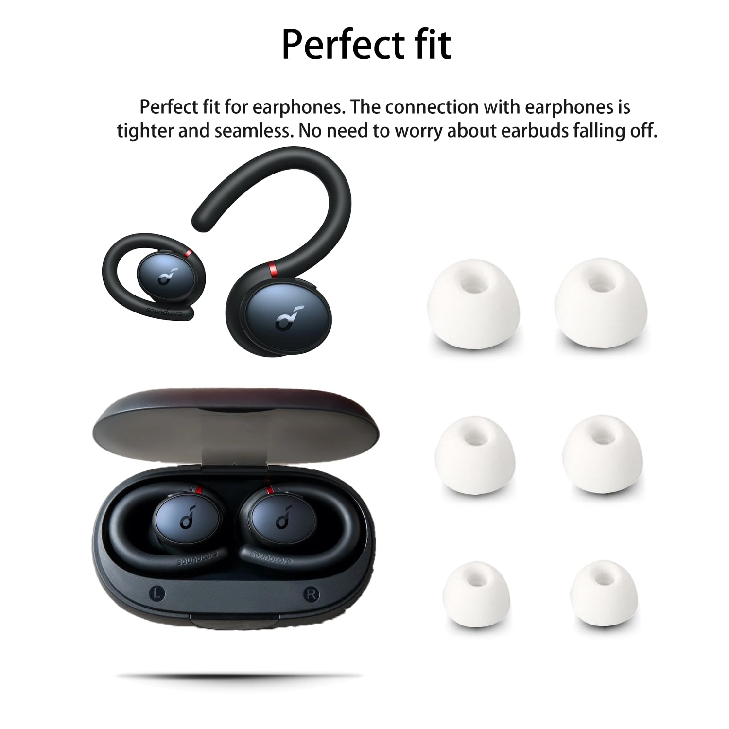 Amazon.com: [6pairs] Replacement Earbuds for Soundcore Sport X10
