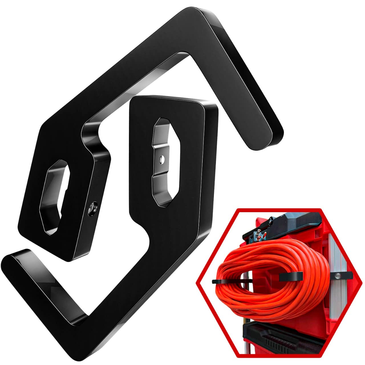 Packout Extension Cord Holder for Alpha Rail System Compatible