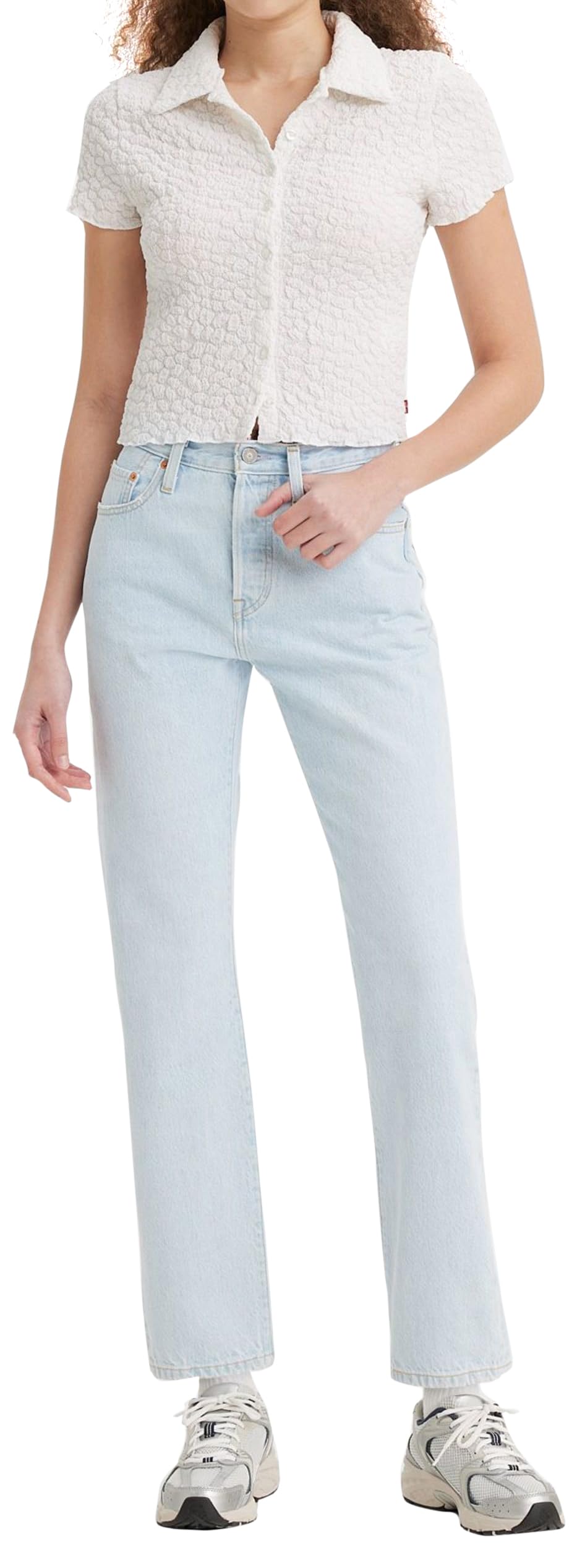 Levi's 501® Jeans for Women, Ice Cloud Lb, 25W / 32L