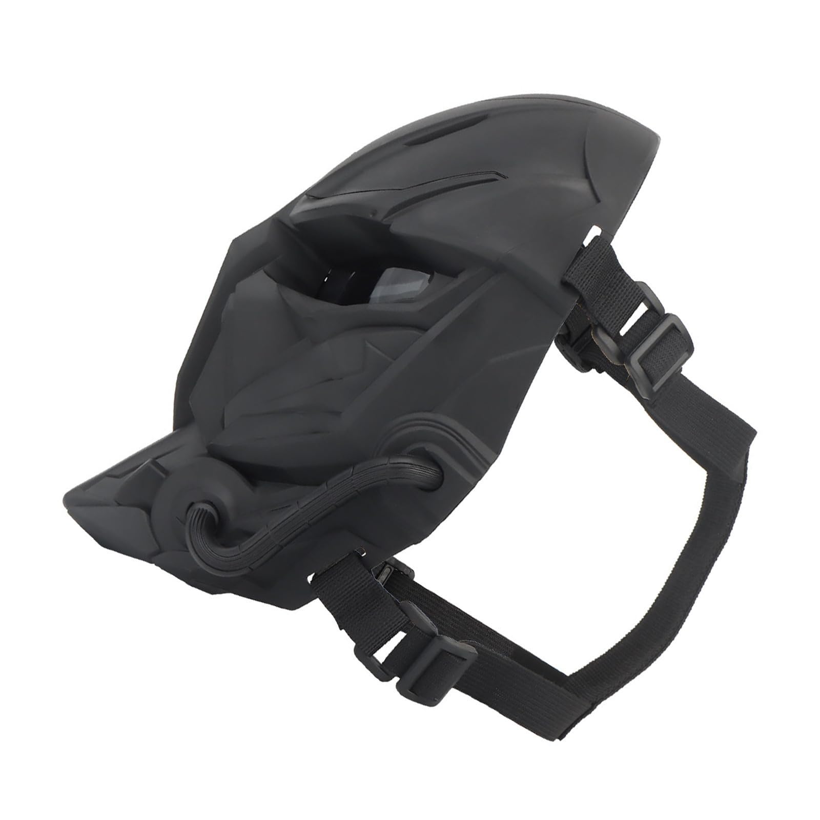 Maschera Decorativa Integrale Regolabile in Nylon Nero per Giochi All'aperto Panno Pulente, senza Odore Irritante, per Costume e Cosplay
