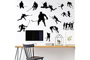 Hockey Wall Decals for Kids: Ultimate Stick & Peel Edition