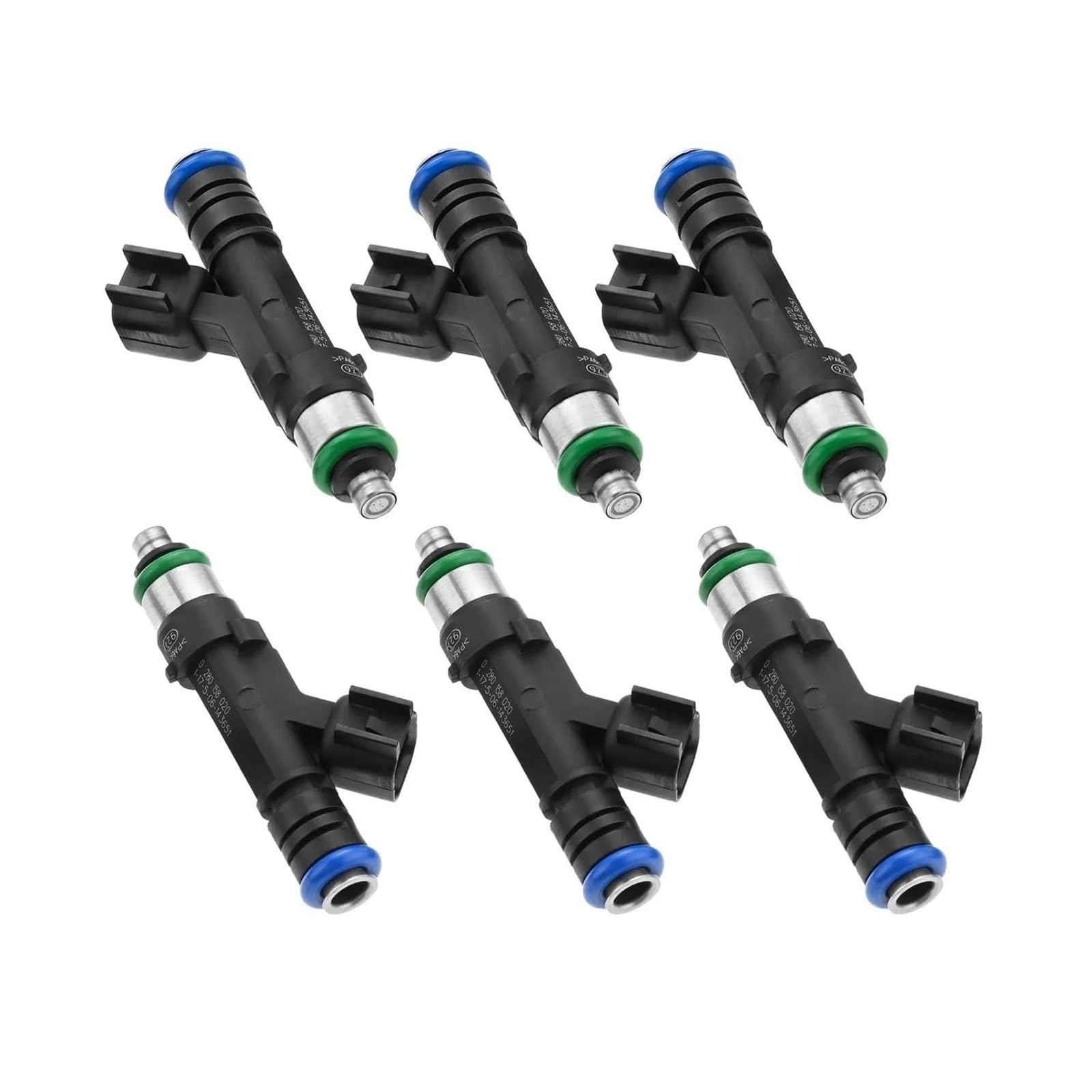 Acebsbggap One Color For Mitsubishi 2006 2007 2008 2009 For Raider 3.7L V6 53032701Aa Fuel Injectors 6Pcs 0280158020 Injector Nozzle