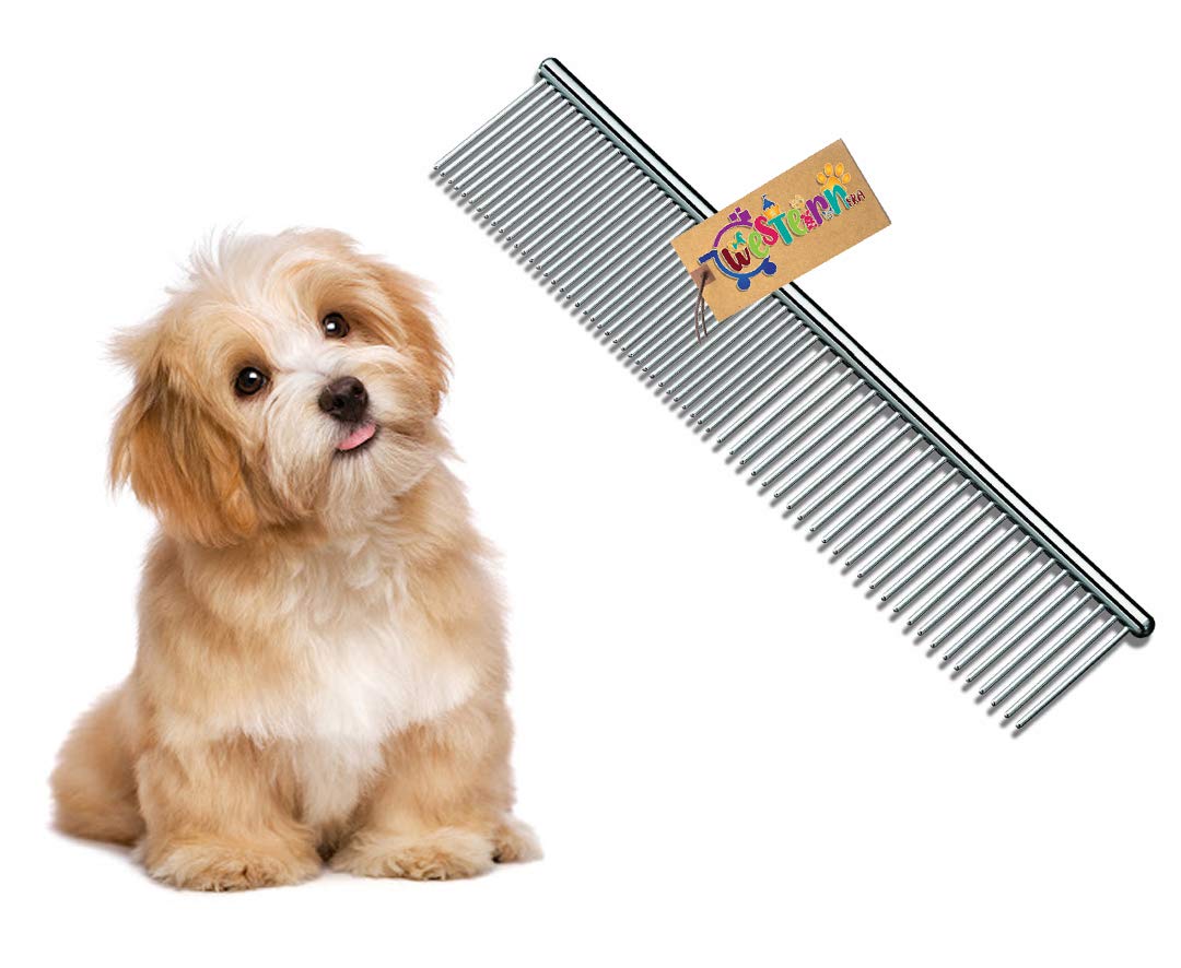 Western Era 25cm Rounded Teeth Stainless Steel Pet Hair Remover Deshedding Brush for Dog and Cat with Long and Short Fur (B08B4N549Q) Amazon Price History, Amazon Price Tracker