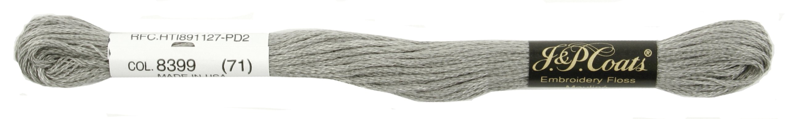 C&C 6-Strand Embroidery Floss 8.75yd-Steel Grey Light