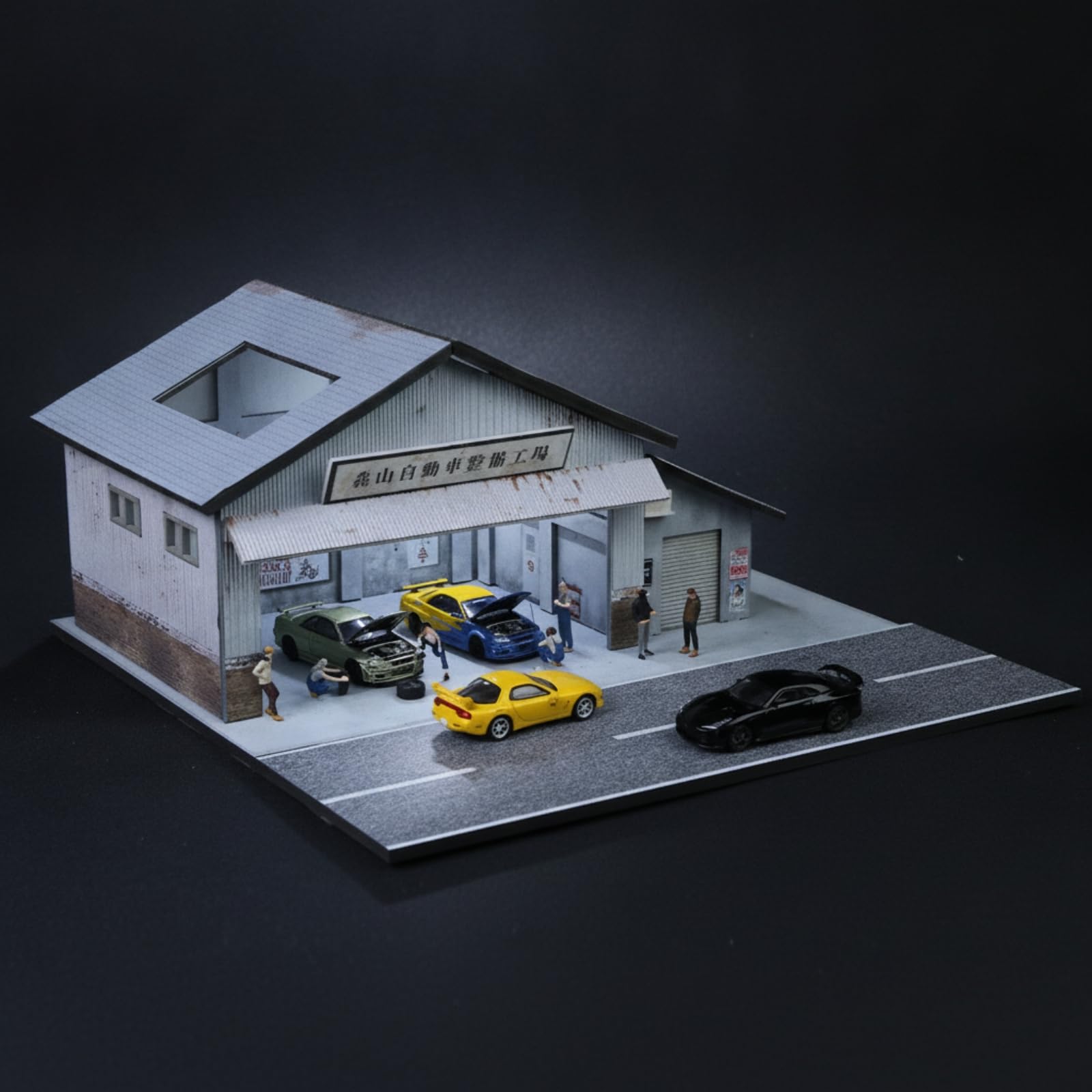 Modello di Officina con Strada