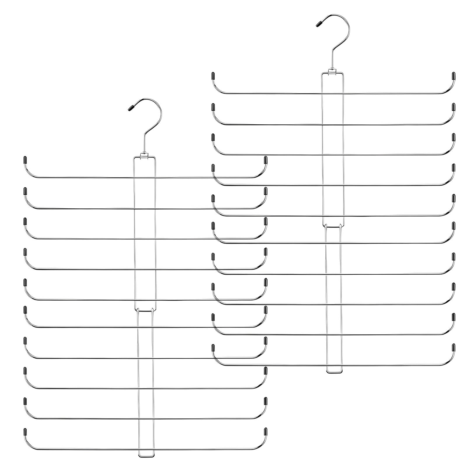 OSNIYAW Wall Mounted Scarf Rack Strong Steel Construction for Efficient Neckwear and Shawl Management Easy Install Scarf Rack