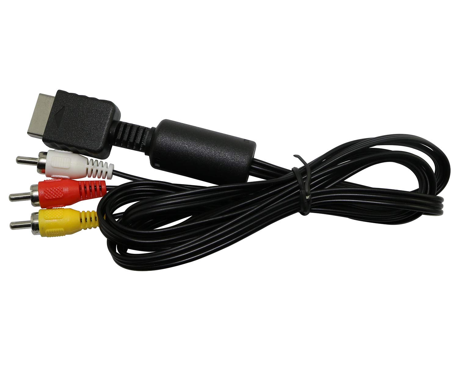 1-Pack 1.8m/6ft PS2 Audio Video AV Cable to 3 RCA Cable for Playstation PS3 PSX