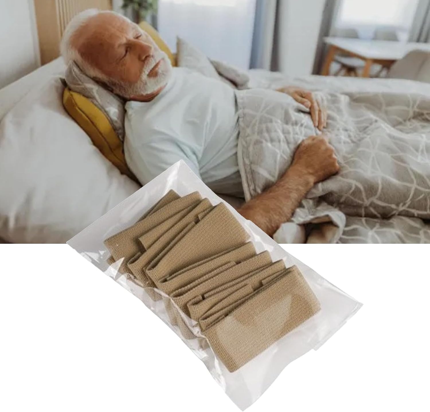 10Pcs Adjustable Male External Catheter Securing Straps, Urinary Incontinence Clamps for Bedridden Patients